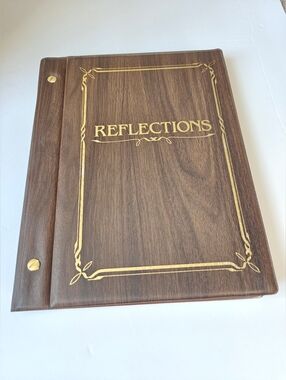 1985 Reflections Shaw-Barton Vinyl Cover Book Compiled By Roy E. Stein Vintage